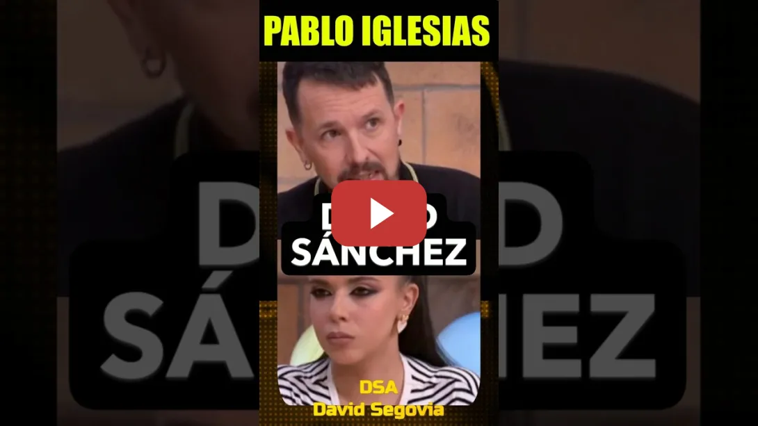 Embedded thumbnail for Pablo Iglesias. David Sánchez y el Estado Judicial.