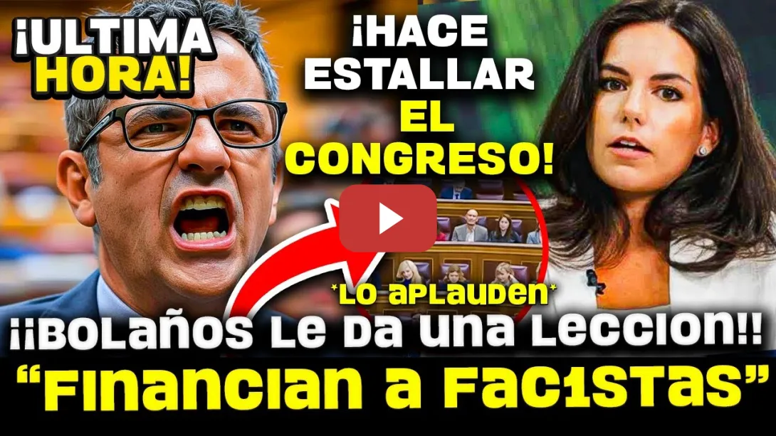 Embedded thumbnail for 💥¡HEREDEROS DE FRANCO! BOLAÑOS DESTROZA A VOX POR BLANQUEAR LA DICTADURA EN PLENO CONGRESO