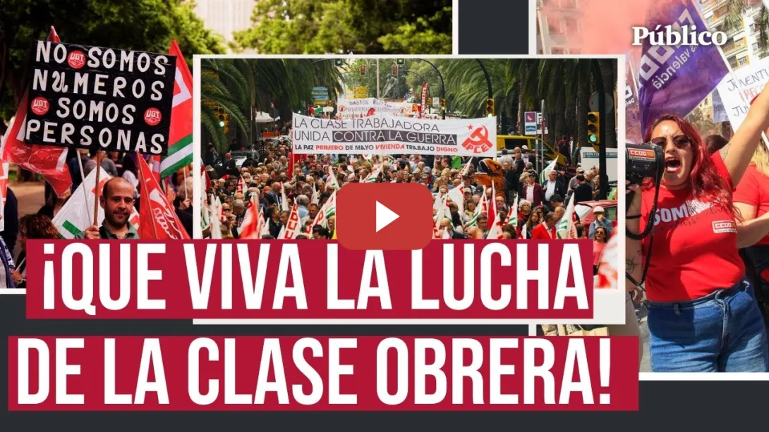 Embedded thumbnail for El gobierno saca pecho de la reducción de la jornada en un multitudinario 1 de Mayo en toda España