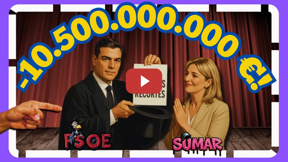 Embedded thumbnail for 🚨 URGENTE: PODEMOS lo destapa – 💸10.500 millones en recortes y Yolanda diaz, lo avala.