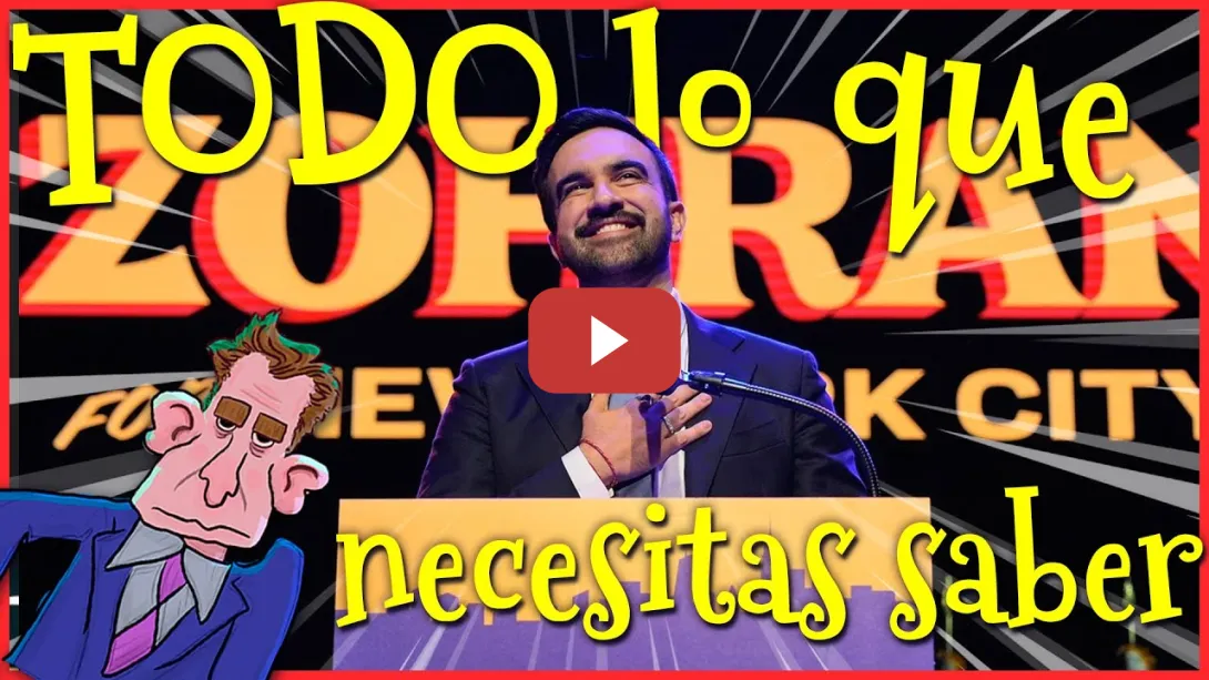 Embedded thumbnail for ¿Quién es Zohran Mamdani, el nuevo alcalde SOCIALISTA de NUEVA YORK? Y por qué DEBES conocerle