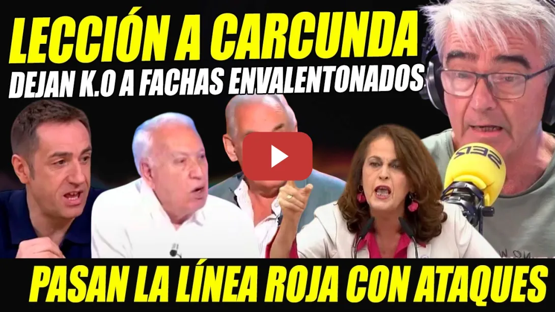 Embedded thumbnail for HUMILLAN A MARGALLO Y CARCUNDA POR INSULTAR A LA IZQUIERDA. FACHAS ENVALENTONADOS VS ROCKY BALBOA