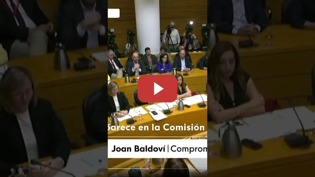 Embedded thumbnail for Baldoví pone en su sitio a Mazón en la comisión de la DANA #valencia #dana #mazon