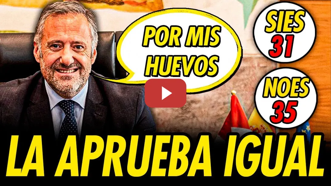 Embedded thumbnail for RIDÍCULO HISTÓRICO EN LAS CORTES DE CASTILLA Y LEÓN: PROPUESTA DEL PP APROBADA CON MÁS NOES QUE SIES