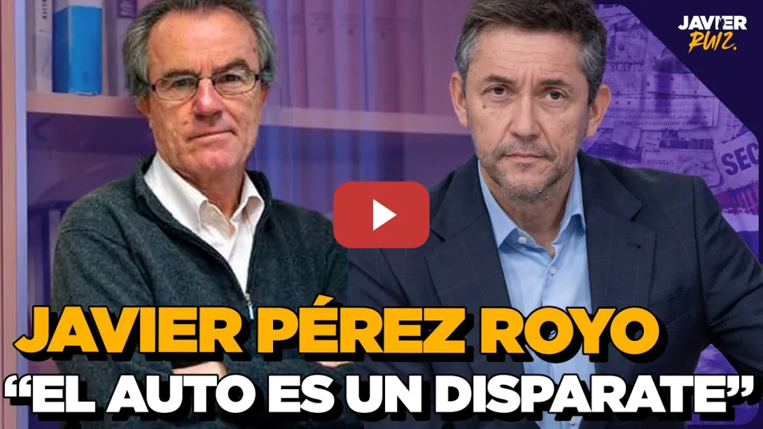 Embedded thumbnail for Pérez Royo DESMONTA EL AUTO de investigación de Rodríguez Zapatero: "Es jurídicamente un disparate"