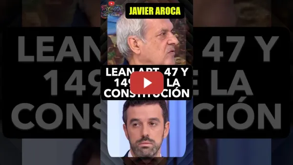 Embedded thumbnail for Javier Aroca contesta a Figaredo. Lean Artículos 47 y 149. 1 de la Constitución.