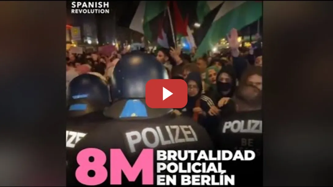 Embedded thumbnail for 8M en Berlín: 📌 Así es como se trata a las mujeres en el &quot;jardín europeo&quot;x