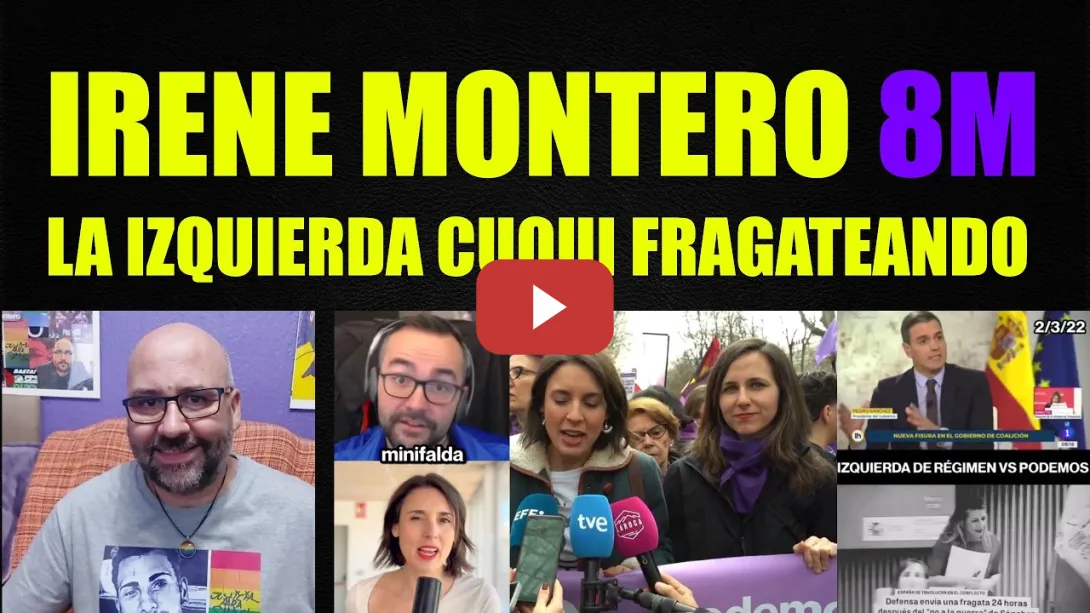 Embedded thumbnail for Irene Montero en el 8M. Que Trump mande a sus hijos a la Guerra. Xabier Fortes de Ferreras.