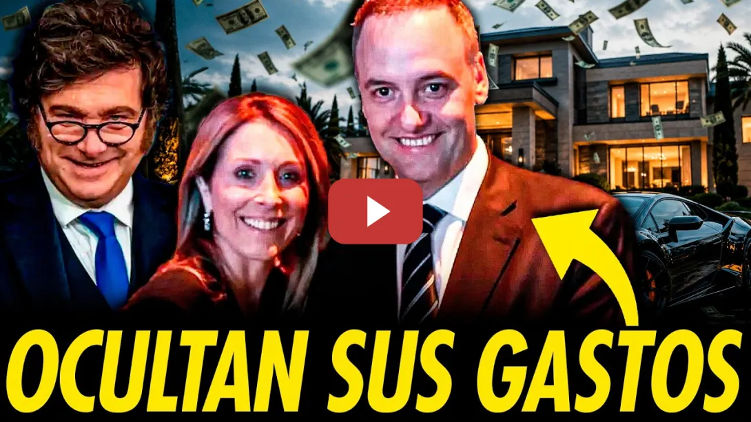 Embedded thumbnail for CORRUPCIÓN TOTAL DEL GOBIERNO DE MILEI. ADORNI Y SU ESPOSA OCULTAN ORIGEN DE SUS GASTOS MILLONARIOS