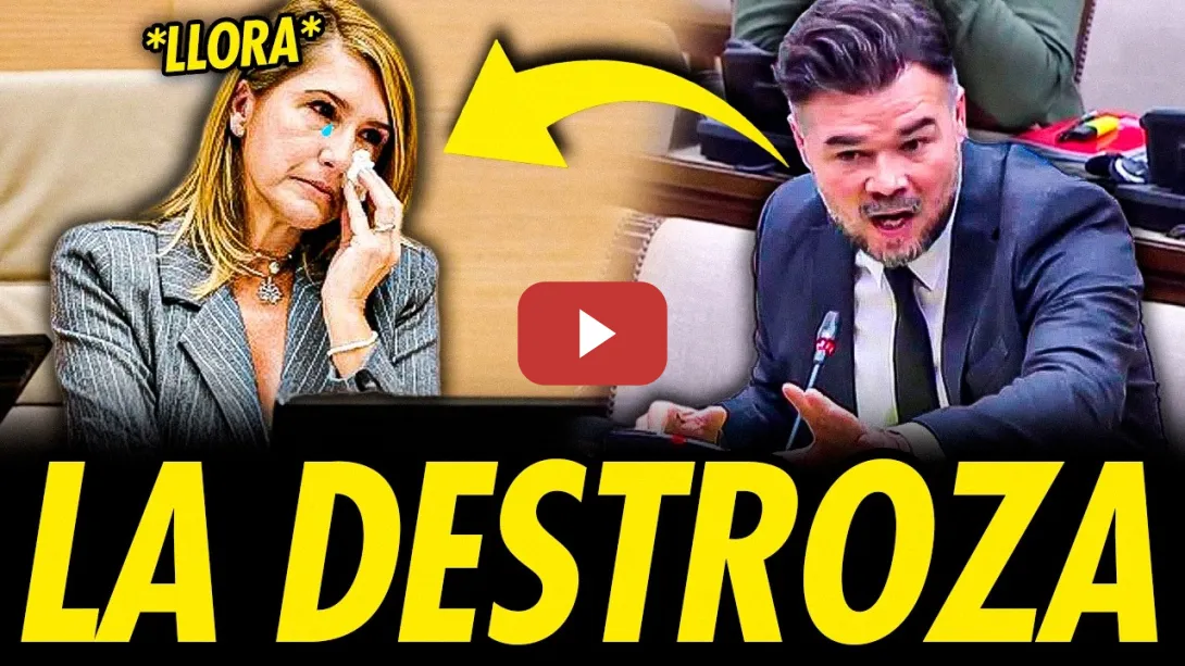 Embedded thumbnail for GABRIEL RUFIÁN HACE LLORAR A SALOMÉ PRADAS EN LA COMISIÓN DE INVESTIGACIÓN POR LA DANA