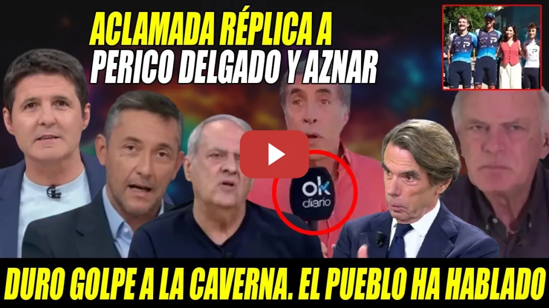 Embedded thumbnail for ZAMBOMBAZO FRENA BILIS de Perico Delgado, Aznar-Ayuso-ACLAMADA respuesta &quot;¿Son ANTIS3MIT4S judíos?