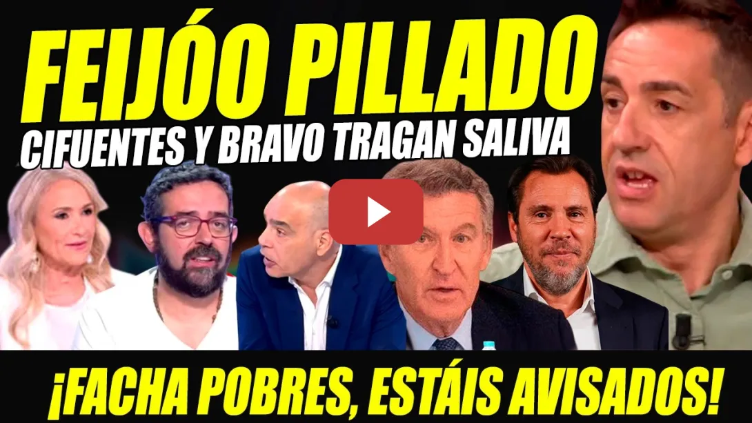Embedded thumbnail for ¡FACHA POBRES! JAQUE MATE A FEIJÓO, CIFUENTES Y J. BRAVO, Q TRAGAN SALIVA.PATÁN MOVILIZA VOTO OBRERO