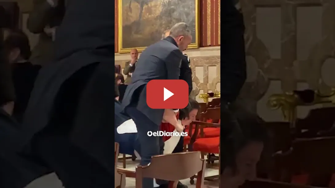 Embedded thumbnail for Una mujer expulsada del pleno de Sevilla por protestar por el servicio de ayuda a domicilio