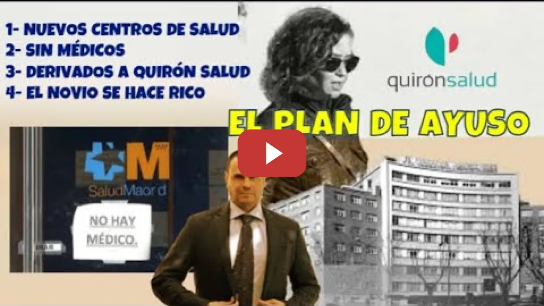 Embedded thumbnail for Nuevos centros de Salud sin Médicos para luego derivar a la Quirón