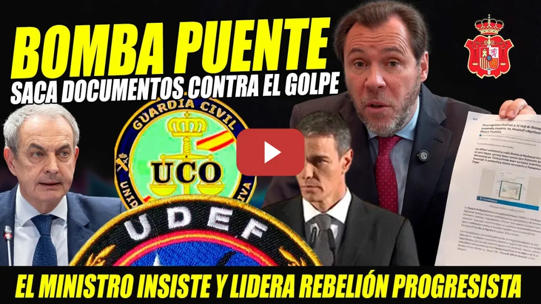 Embedded thumbnail for ÓSCAR PUENTE DA LA CARA POR ZAPATERO Y SACA DOCUMENTOS CONTRA UDEF, UCO, Y DERECHA MEDIÁTICA