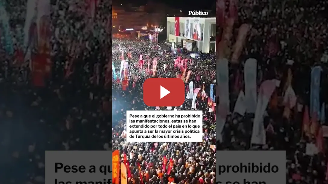 Embedded thumbnail for Crece la tensión en Turquía por las protestas tras la detención del alcalde de Estambul