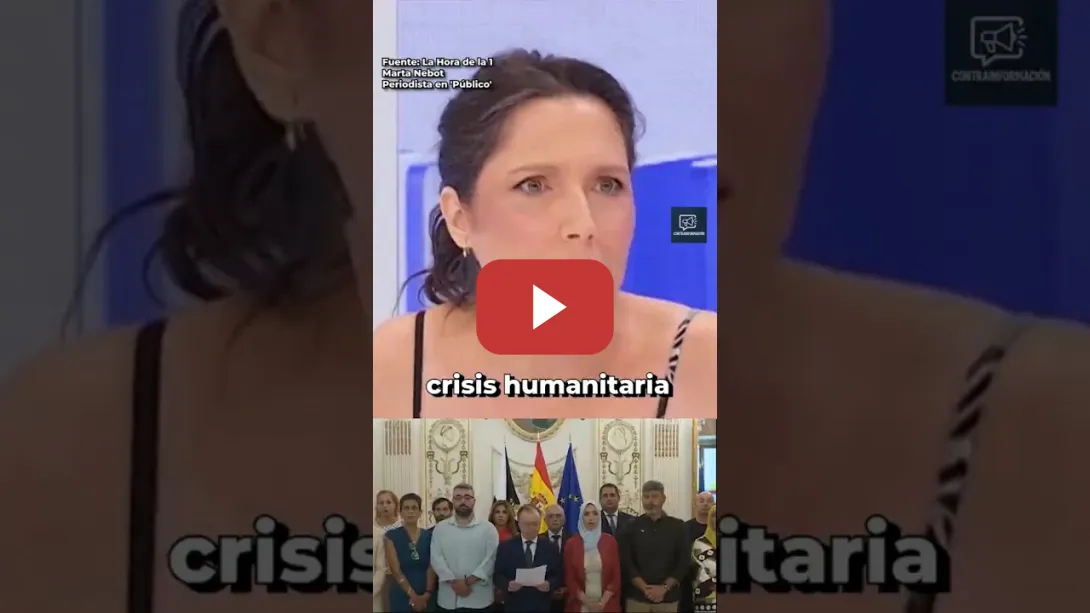 Embedded thumbnail for MARTA NEBOT SEÑALA🎯: "La solidaridad y el cumplimiento de las leyes está a este nivel"