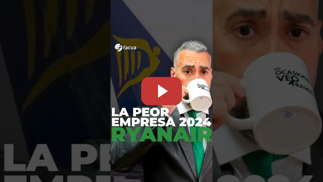 Embedded thumbnail for RYANAIR, la PEOR empresa del año 2024 para los CONSUMIDORES