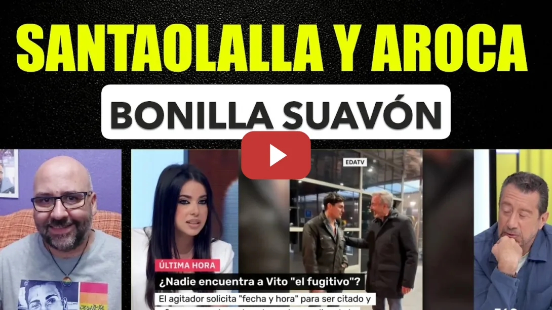 Embedded thumbnail for Sarah Santaolalla y Javier Aroca, Juanma Morreno el suavón y Vito Quiles Valentín.