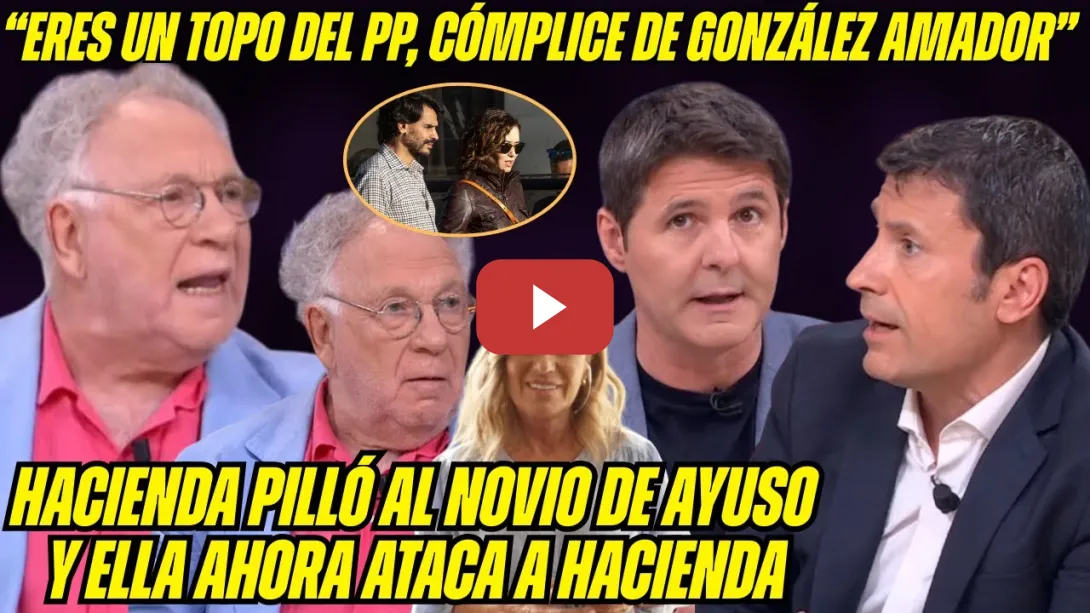 Embedded thumbnail for BRUTAL CABREO EKAIZER con TERTULIANO DERECHAS &quot;ERES un TOPO PP&quot; AYUSO ATACA HACIENDA Palomera RETRAT