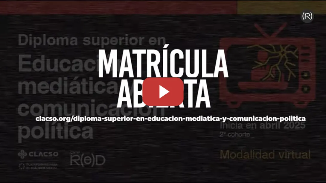 Embedded thumbnail for ¡Matricúlate en el diploma de Canal Red y CLACSO!