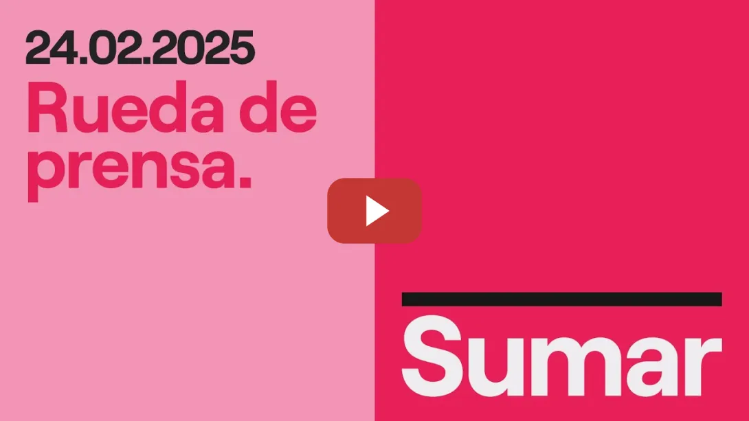 Embedded thumbnail for Rueda de prensa de Ernest Urtasun. 24 de febrero de 2025