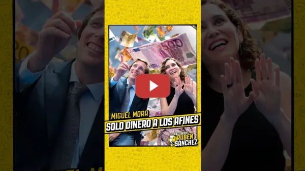 Embedded thumbnail for El poder absoluto y el reparto de dinero público #politica #madrid #rubensanchez