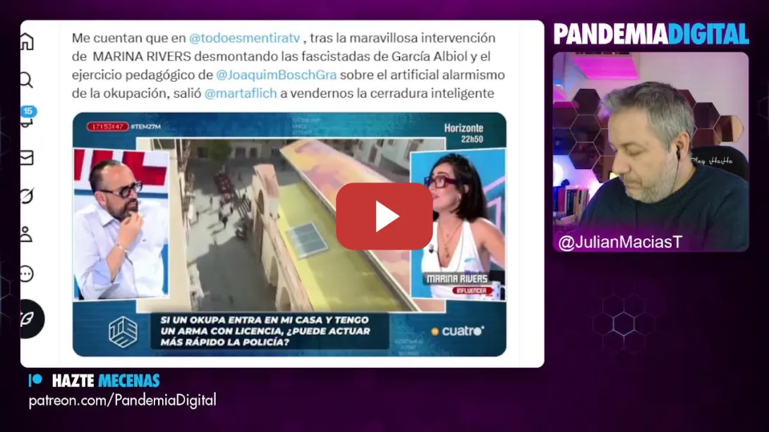 Embedded thumbnail for Nos visita Olga Rodríguez. Ridículo de Ayuso con Alsina. Vito Quiles en la ONU con Hazte Oír.