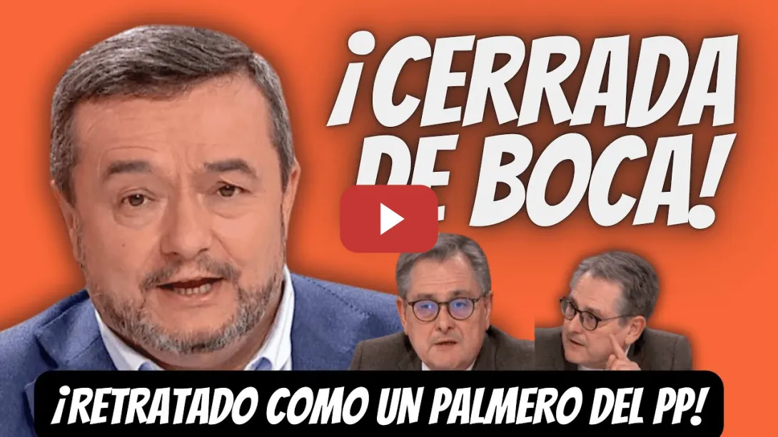 Embedded thumbnail for Chema Crespo CALLA la BOCA a Marhuenda por su ATAQUES a Pedro Sánchez y por PALMERO del PP