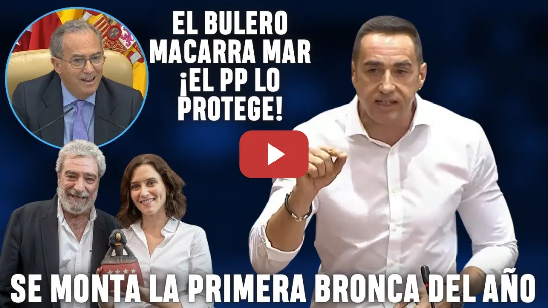 Embedded thumbnail for Emilio Delgado DESTROZA a AYUSO y al BULERO MACARRA MAR ¡El ESCUDERO sale en su DEFENSA!