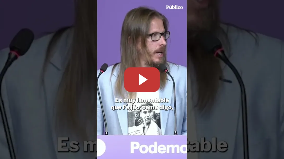 Embedded thumbnail for Pablo Fernández, sobre Feijóo: "Se le está poniendo cara de Pablo Casado. Que no le apuñale Ayuso"