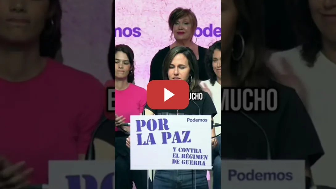Embedded thumbnail for Ione Belarra pide a Irene Montero LA CREACIÓN DE UNA COALICIÓN DE IZQUIERDAS DEL NO A LA GUERRA