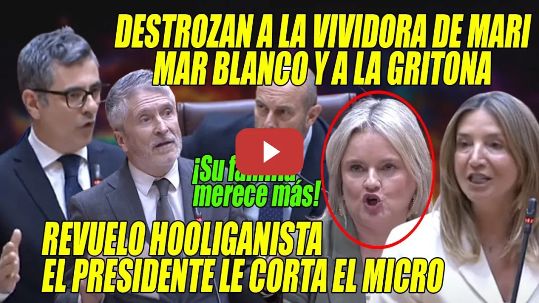 Embedded thumbnail for OJO a la TOCATA de Bolaños y Marlaska a la VIVIDORA y la GRITONA🔥DENUNCIA FALSA y LA LA LOVE YOU