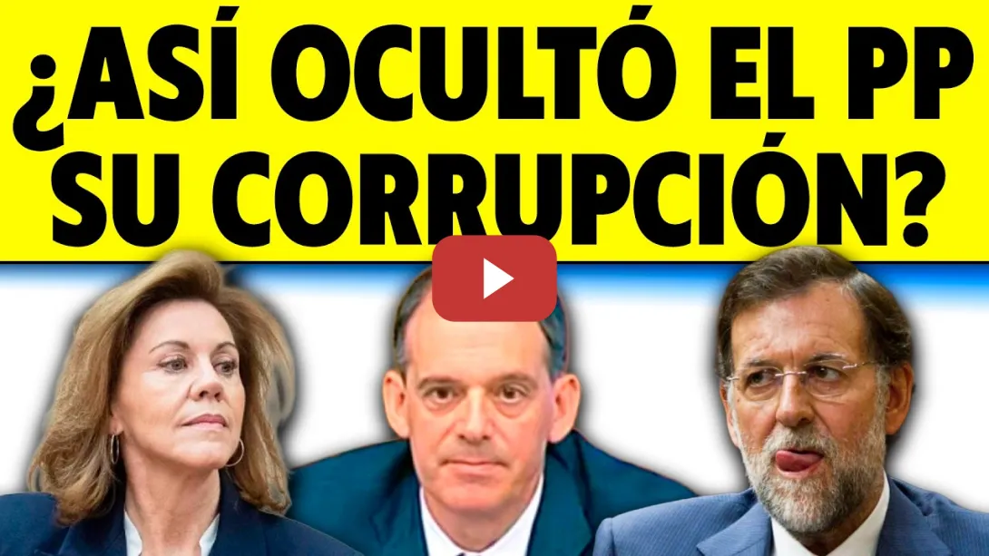 Embedded thumbnail for ¿EL PP EN CORRUPCIÓN OCULTA? ANÁLISIS SOBRE MOROCHO CON CINTORA Y JOAQUIM BOSCH
