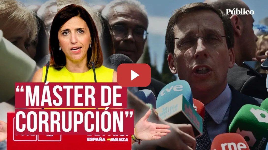 Embedded thumbnail for El PSOE estalla contra Almeida y le recuerda la guerra sucia a Podemos: &quot;Máster en corrupción&quot;