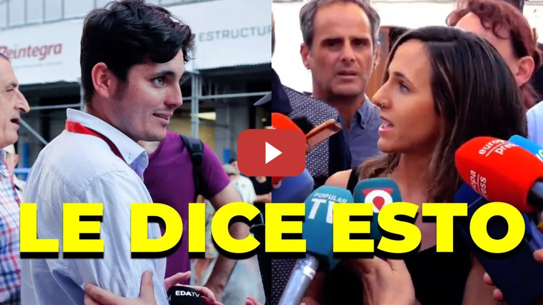 Embedded thumbnail for Ione Belarra se encara con Vito Quiles en Torre Pacheco y le para los pies