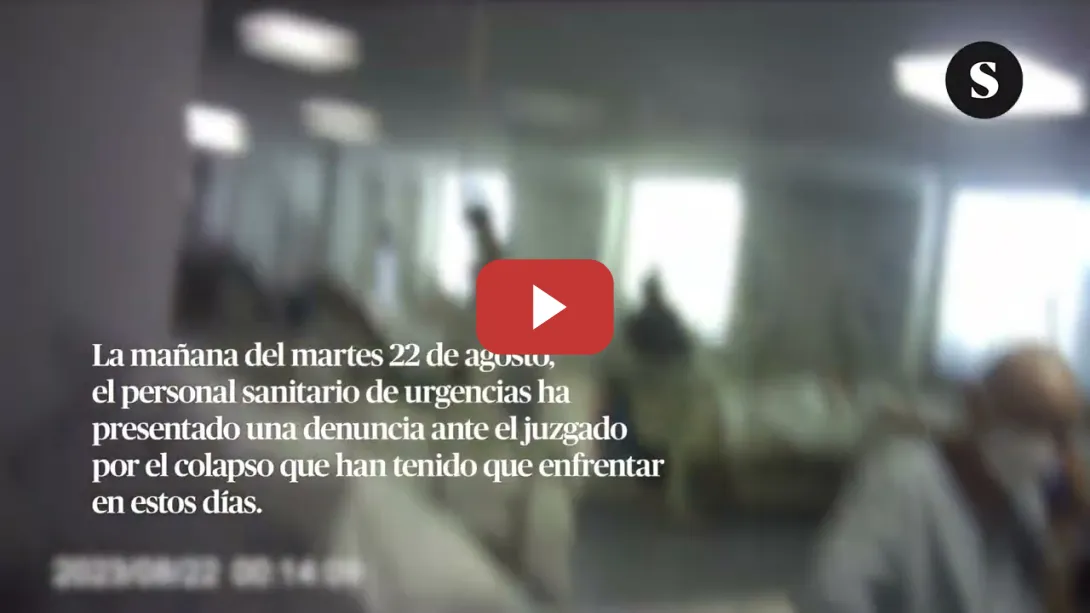 Embedded thumbnail for Trabajadores denuncian ante el juzgado el colapso de las Urgencias en el Hospital La Paz