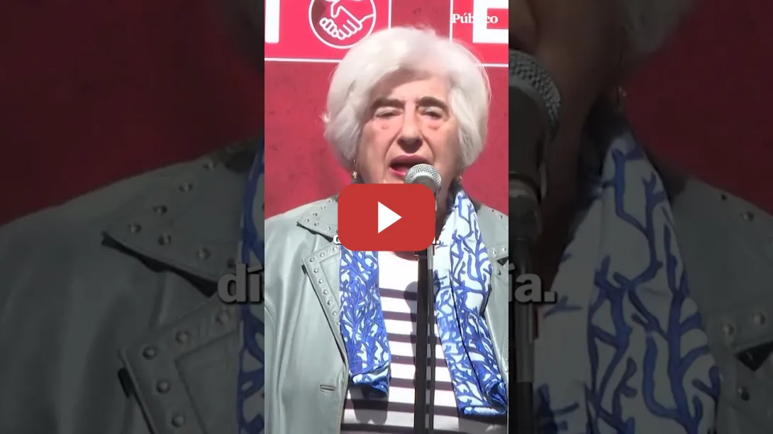 Embedded thumbnail for Las palabras de la histórica abogada, Paca Sauquillo, en este 1 de mayo: "Ni un solo paso atrás"