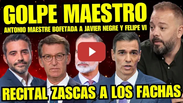Embedded thumbnail for ANTONIO MAESTRE ASESTA GOLPE FINAL A JAVIER NEGRE POR OSCURO PASADO "MISTEORIOSA RELACIÓN CON REY"