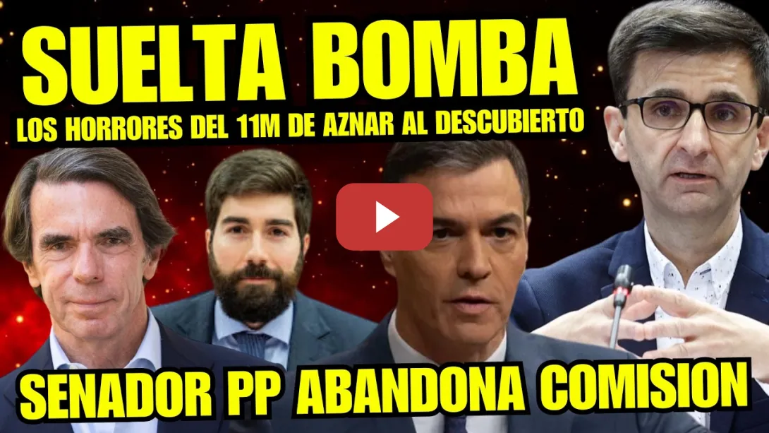 Embedded thumbnail for ¡ZASCA! JOSE PABLO RTVE REVIENTA A FACHA con MUSEO HORRORES DEL PP DURANTE EL ATENTADO 11M DE AZNAR