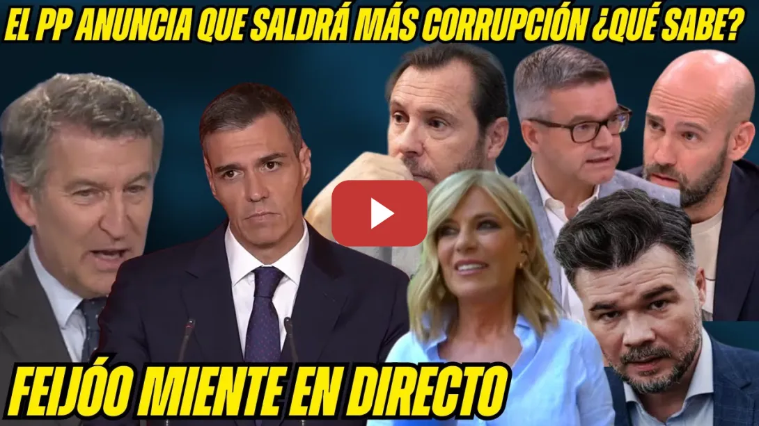 Embedded thumbnail for FEIJÓO RABIA y MIENTE en DIRECTO ¡NO SE ATREVE con SÁNCHEZ! ¿QUIÉN LE FILTRA INFORMACIÓN? ¡ES GRAVE!
