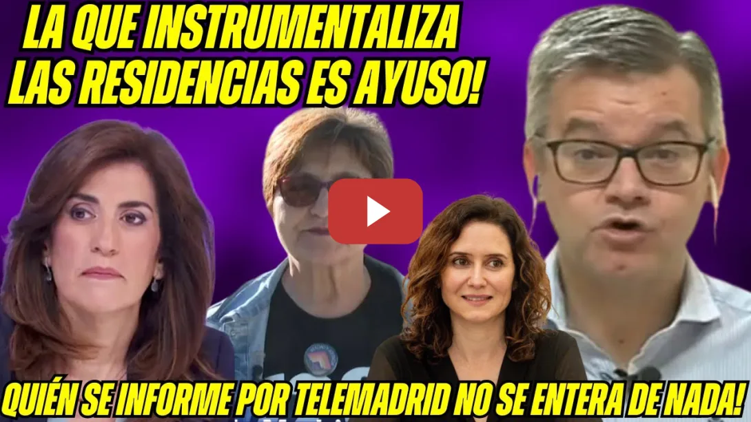 Embedded thumbnail for Manuel Rico le CIERRA la BOCA a la AYUSISTA SAMBOAL por los PROTOCOLOS de las RESIDENCIAS ¡PALMEROS!