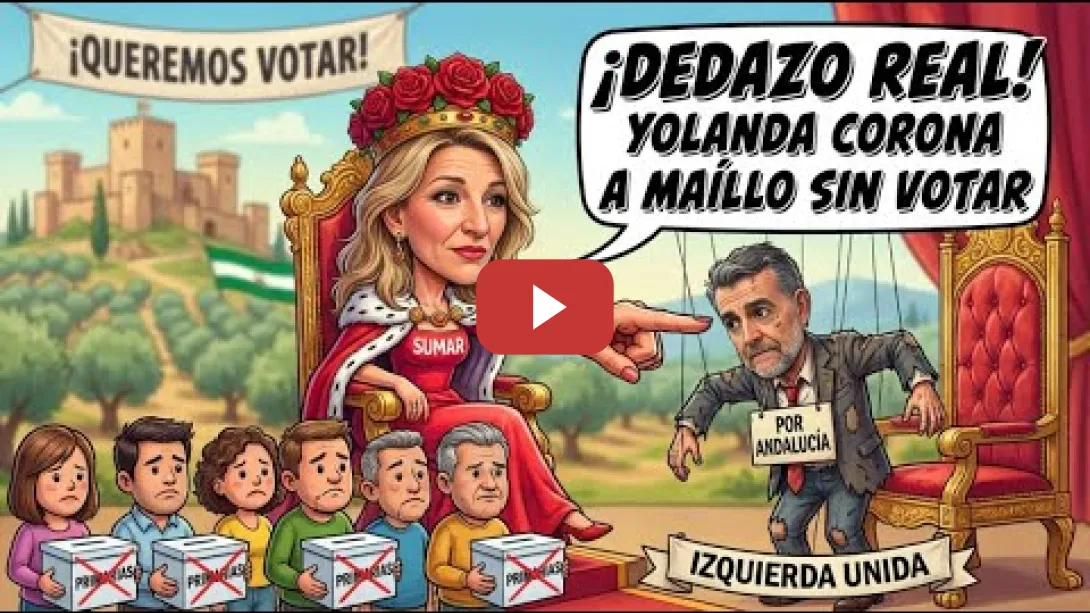 Embedded thumbnail for 🔥💥 PODEMOS PRIMARIAS EN ANDALUCIA,YOLANDA DÍAZ DA UN ¡¡¡DEDAZO !!! A MAILLO😱✋🤯💼⚡️💜🗳️