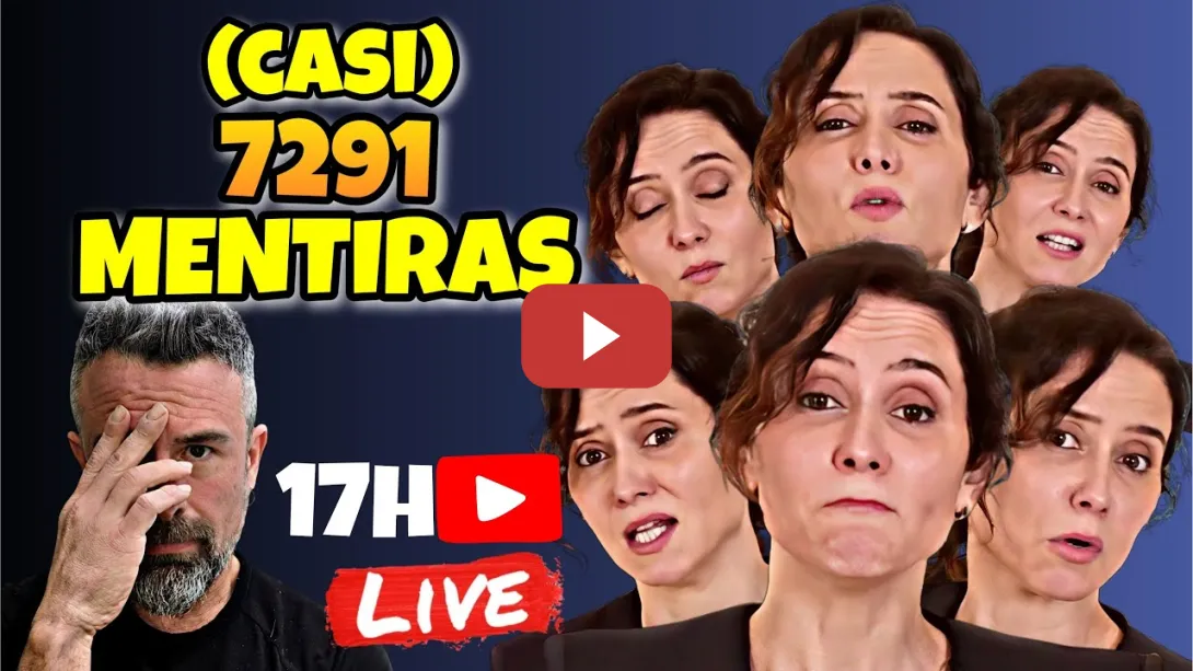 Embedded thumbnail for Hoy se emite &quot;7.291&quot;, antes de eso ANALIZAMOS las ÚLTIMAS MENTIRAS de AYUSO y las RESIDENCIAS