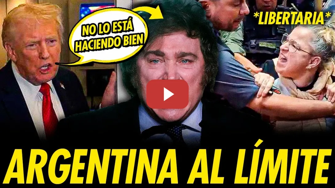 Embedded thumbnail for EL PEOR MOMENTO DE MILEI: VIOLENCIA LIBERTARIA, MÁS CORRUPCIÓN Y TRUMP LO DESTROZA