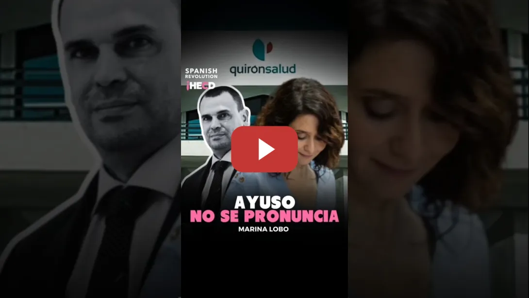 Embedded thumbnail for Ayuso: su pareja, imputado por corrupción (Quirón); antes defensora, ahora muda🤐. ¿Caerá el escudo?