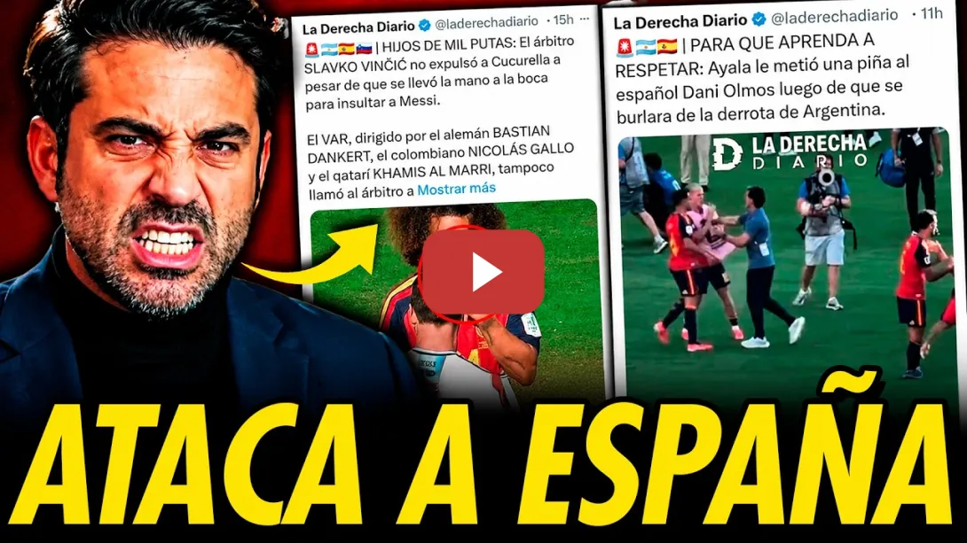 Embedded thumbnail for LOS MEDIOS DE JAVIER NEGRE ATACAN A LA SELECCIÓN ESPAÑOLA
