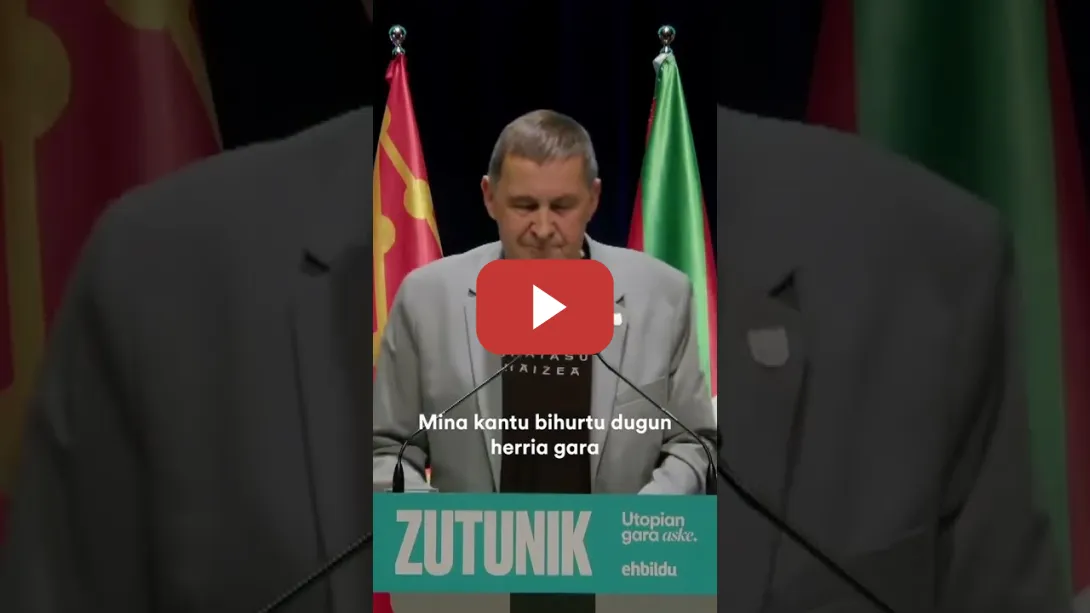 Embedded thumbnail for Askatasun haizea gara! Gora Euskal Herria Askatuta! #Zutunik
