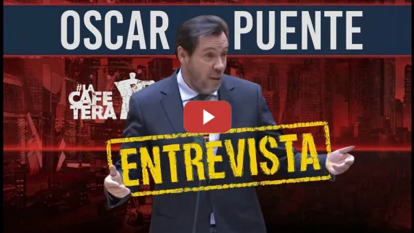 Embedded thumbnail for ENTREVISTA CON OSCAR PUENTE, MINISTRO DE TRANSPORTES, EN LA CAFETERA