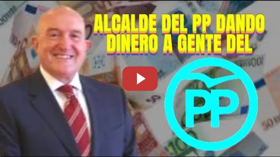 Embedded thumbnail for Alcalde de Valladolid del PP dando dinero a empresarios con cargos en el PP